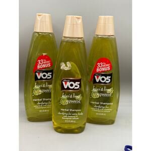 VO5 Kiwi & Lime Squeeze Herbal Shampoo 55oz LOT of 3